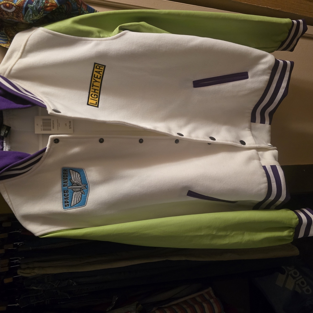 Totsyur Varsity Jacket with Purple Details